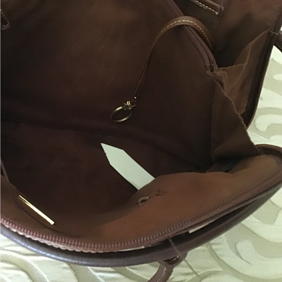 GIANI BERNINI all leather purse, in a very rich brown - Picture 5 of 11